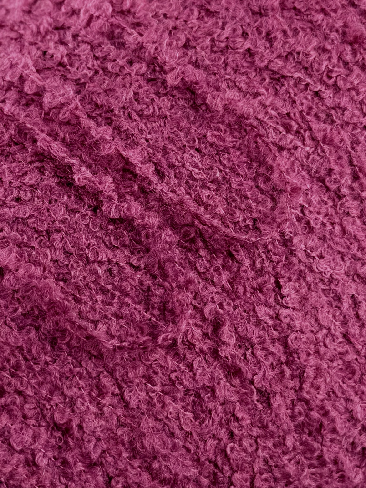 G&G Filati Bouclé 310m/100 g – Merinowolle & Seide Col. Magenta